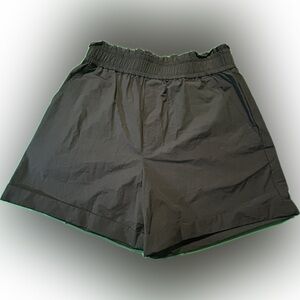 ALC Kaleb Shorts Women's Large Cotton Blend Not Lined Black Elastic Waist New